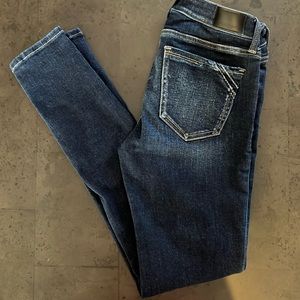 Buckle Black Dark Skinny Jeans